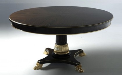 Classical furniture - Round dinner table 2197